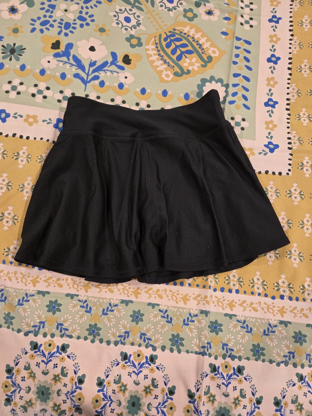 Kyodan Black Athletic Skort with Flared Silhouette